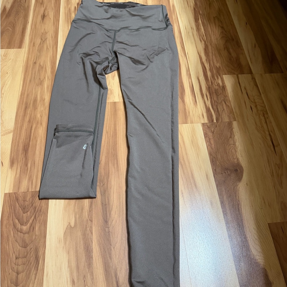 Women's Metallic Brown & Brown Camo Leggings